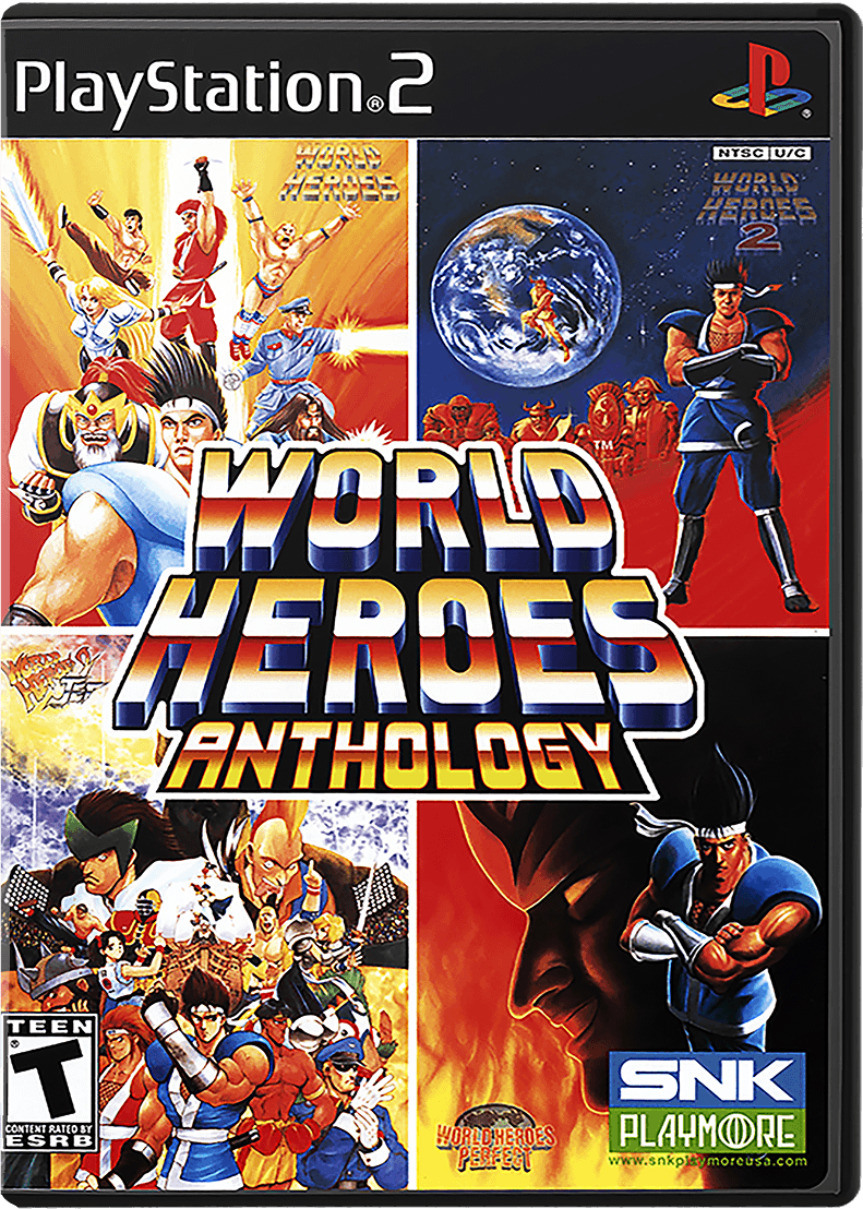 World Heroes Anthology box art for Playstation 2
